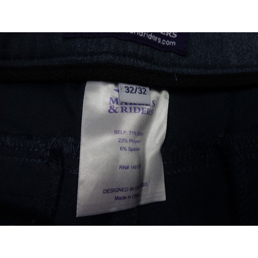Makers & Riders Pants Men 32X32 Blue Traveler Stretch Jeans Commute Lightweight - Picture 9 of 13